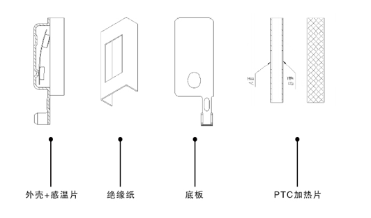 ptc電加熱器結構 ptc電加熱器結構